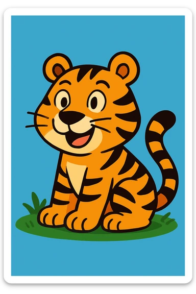 Tiger sticker