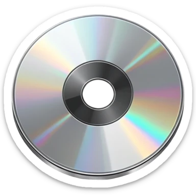 CD disk sticker