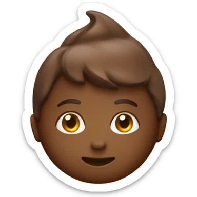 Beige chocolate  sticker