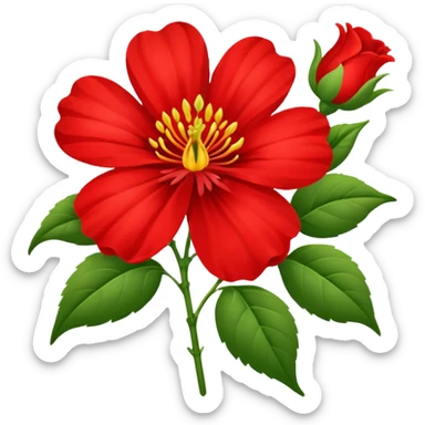Faça emojis do Floratta red PASSION  sticker