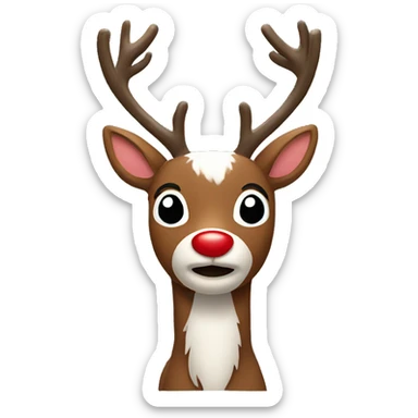 Rudolph  sticker
