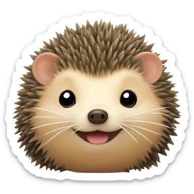 hedgehog sticker