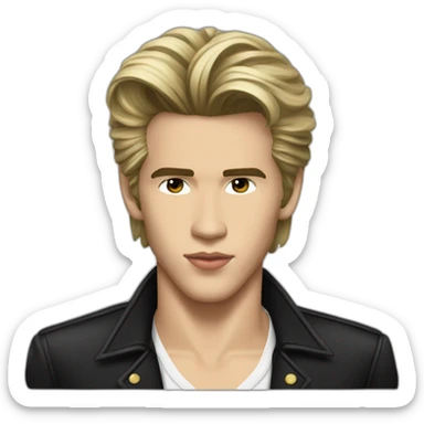 Austin Butler as Elvis Presley sticker