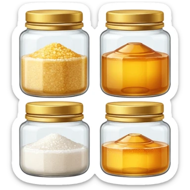 Salt and honey but separate  sticker