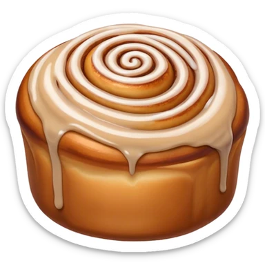 Cinnamon bun sticker