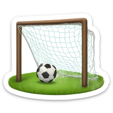 Soccer goal  sticker