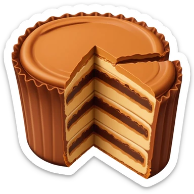 reeses peanut butter cup sticker