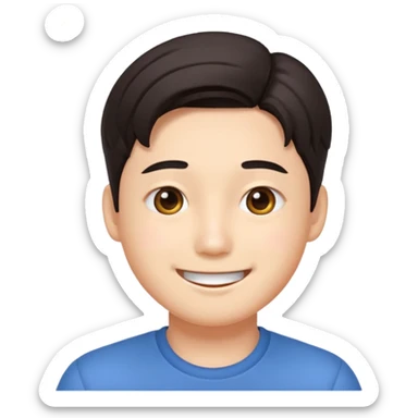Cute emoji of jin wo sung sticker
