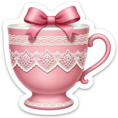 coquette cup sticker