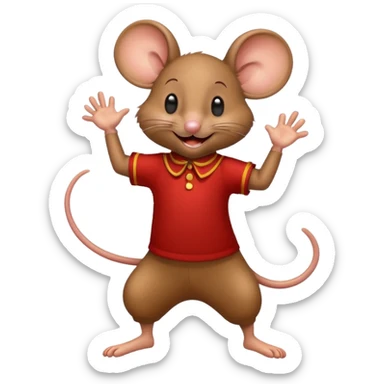 Une sourie qui danse la salsa sticker