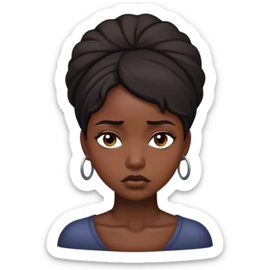 👸🏾😔 Combiend unse the sad Face on the black Queen withoit maiking her yellow sticker