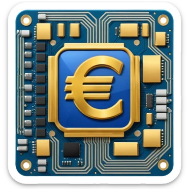 Motherboard euro sign  sticker