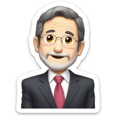 mariano rajoy otaku cute kawai sticker