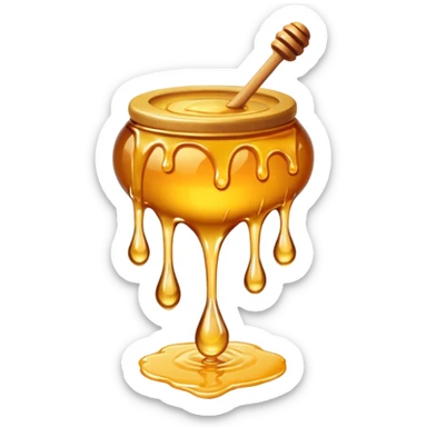 a honey dmoji sticker
