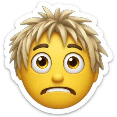frazzled emoji sticker