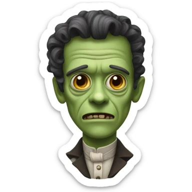 victor frankenstein creature sticker