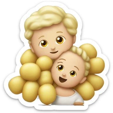 Gnocchi + BABY sticker
