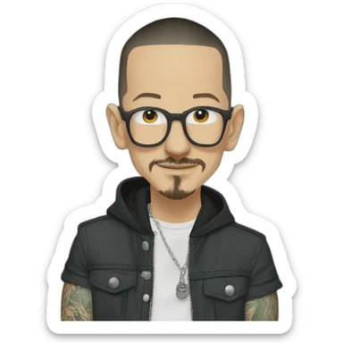 Chester bennington Linkin Park sticker