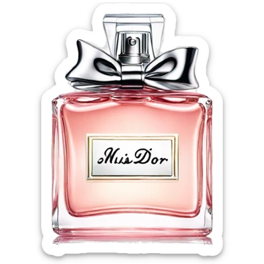 Miss dior perfume sticker