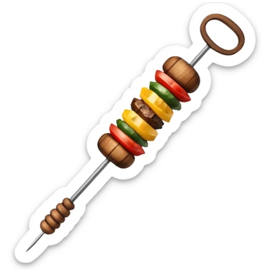 kebab skewer sticker