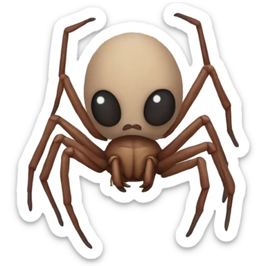 araña enojada sticker