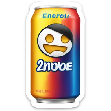 energy drink sticker