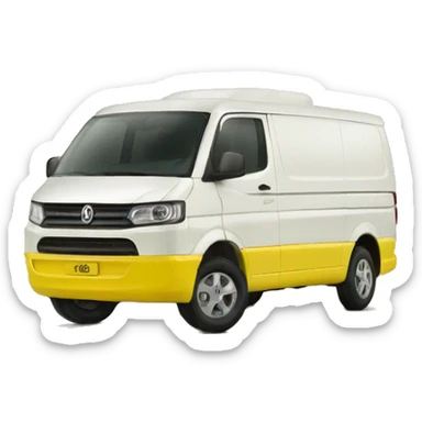 Yellow t5.1 transporter 4 motion  sticker