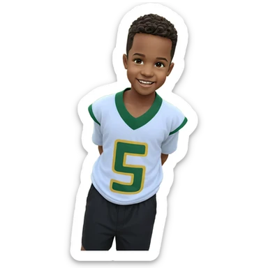 happy boy outdoors smiling sticker