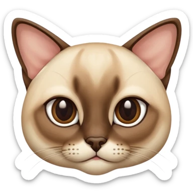 Siamkatze sticker