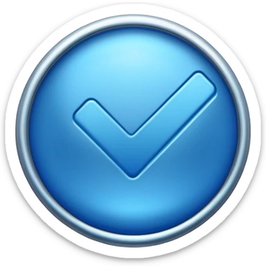 Like Instagram blue tick emoji sticker