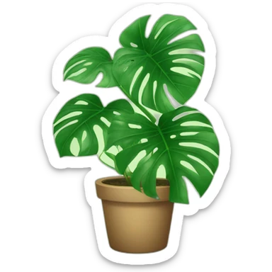 monstera sticker