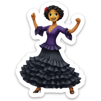 Baile flamenco sticker