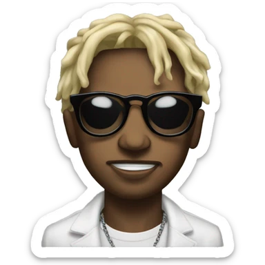 gangster with OPIUM(playboy carti style) glasses sticker