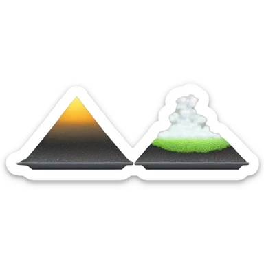a scale with the carbon firm, very polluting, on the left plate and the environment on the right plate. the left plate is more heavy sticker