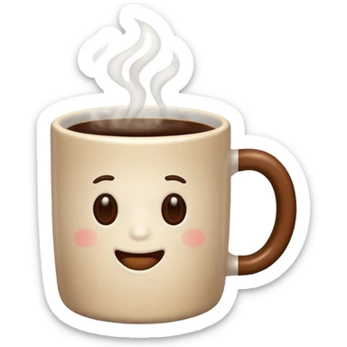 Make a coffee emoji sticker