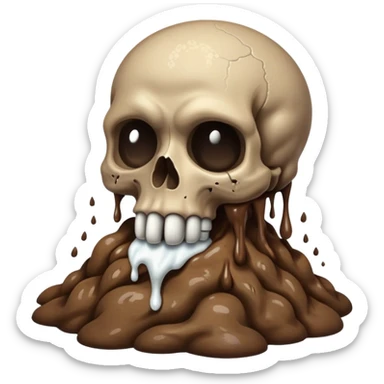 😌💩☠️🫠 sticker