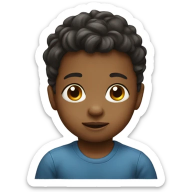 Toddler little boy sticker