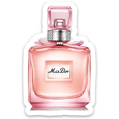 Miss dior perfume sticker