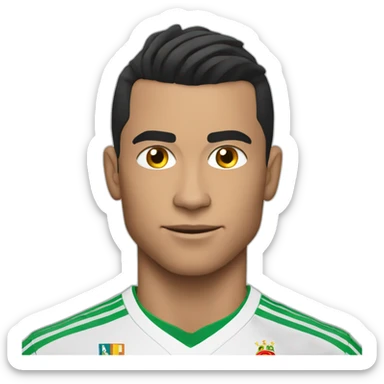 Cr7 chilena sticker