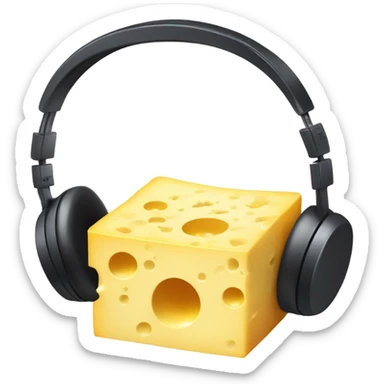 Cheese thumping MP3’s  sticker