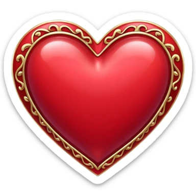 fairytale heart sticker
