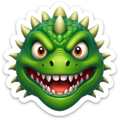 A monster sticker