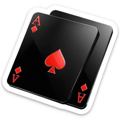 Club Symbol (♣) like poker card  sticker