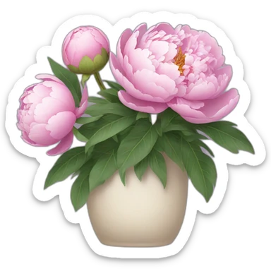 Peonies  sticker