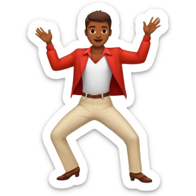 un mours qui dance la salsa sticker