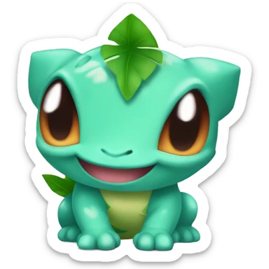baby ivysaur  sticker