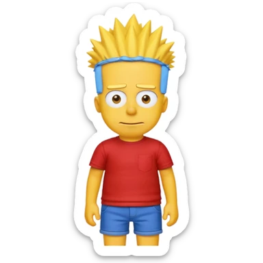 bart Simpson  sticker