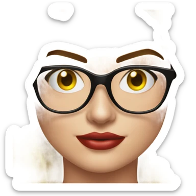 :Margot Robbie: glasses  sticker