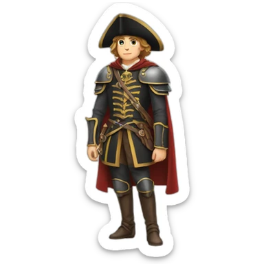 Une cavalière adolescente sticker