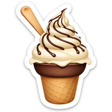 Ice cream sticker
